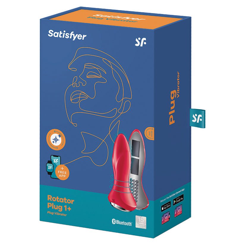 Satisfyer Rotator Plug 1+ Red - Xweetdreamx Brown SootyAdultsBrown SootyXweetdreamx