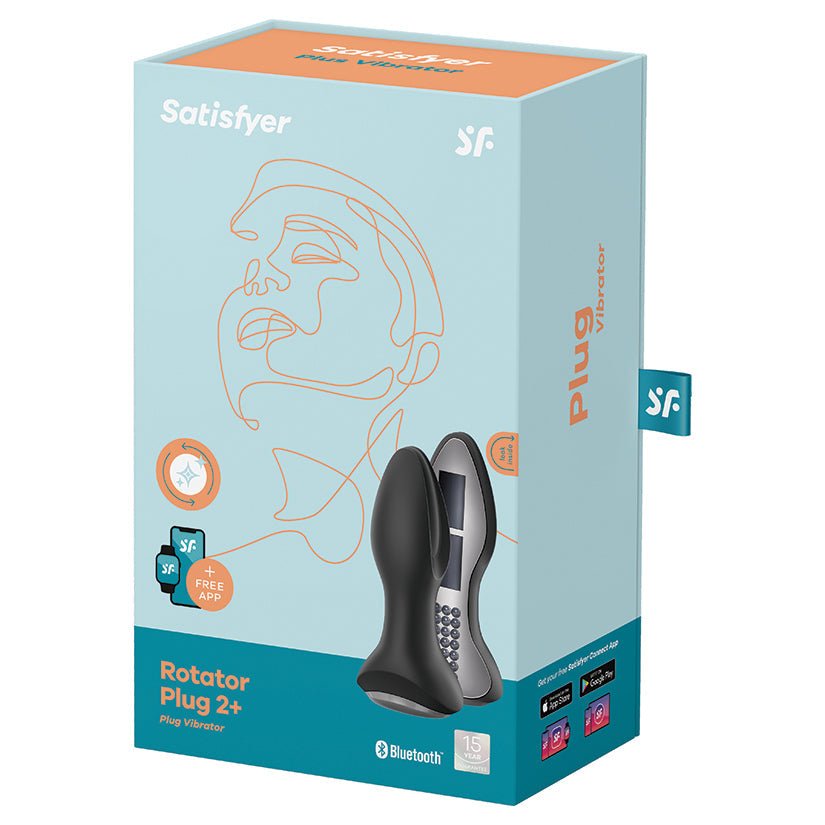 Satisfyer Rotator Plug 2+ Black - Xweetdreamx Brown SootyAdultsBrown SootyXweetdreamx