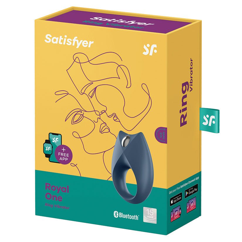 Satisfyer Royal One Ring Vibrator-Blue - Xweetdreamx Brown SootyAdultsBrown SootyXweetdreamx