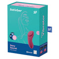 Satisfyer Sexy Secret Panty Vibrator-Wine Red - Xweetdreamx Brown SootyAdultsBrown SootyXweetdreamx