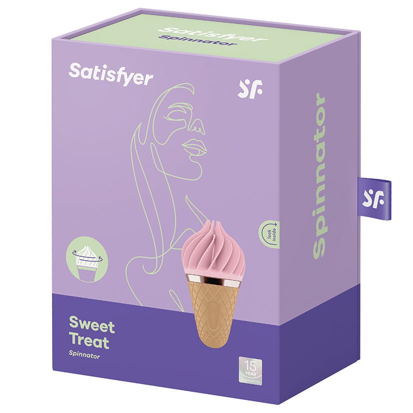 Satisfyer Sweet Treat Spinnator-Pink - Xweetdreamx Brown SootyAdultsBrown SootyXweetdreamx