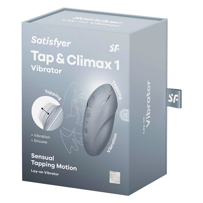 Satisfyer Tap and Climax 1-Bluegrey - Xweetdreamx Brown SootyAdultsBrown SootyXweetdreamx