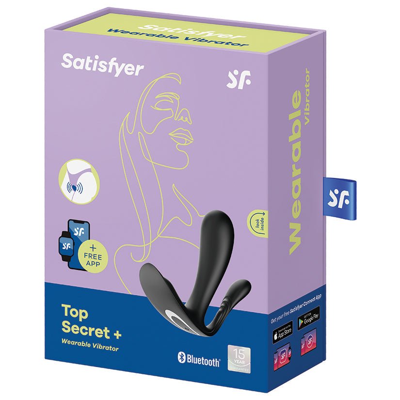 Satisfyer Top Secret+-Black - Xweetdreamx Brown SootyAdultsBrown SootyXweetdreamx