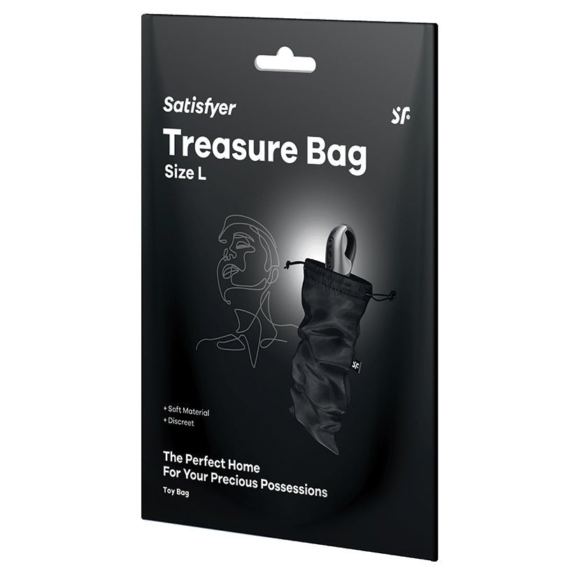 Satisfyer Treasure Bag L-Black - Xweetdreamx Brown SootyAdultsBrown SootyXweetdreamx