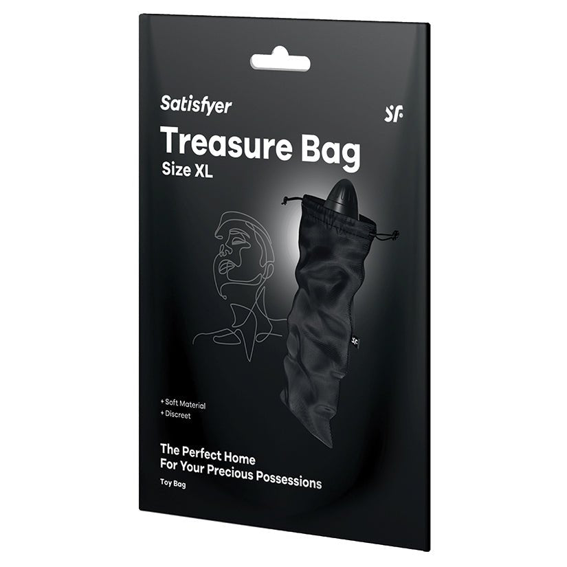 Satisfyer Treasure Bag XL-Black - Xweetdreamx Brown SootyAdultsBrown SootyXweetdreamx