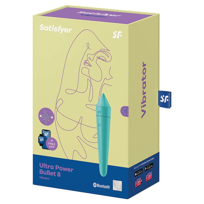 Satisfyer Ultra Power Bullet 8-Turquoise - Xweetdreamx Brown SootyAdultsBrown SootyXweetdreamx