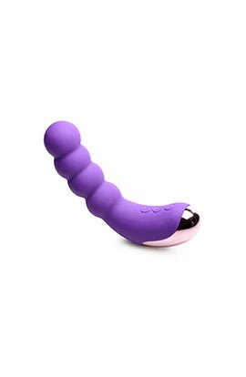 Silicone Beaded Vibrator - Violet - Xweetdreamx Viridian LetoAccessoriesViridian LetoXweetdreamx