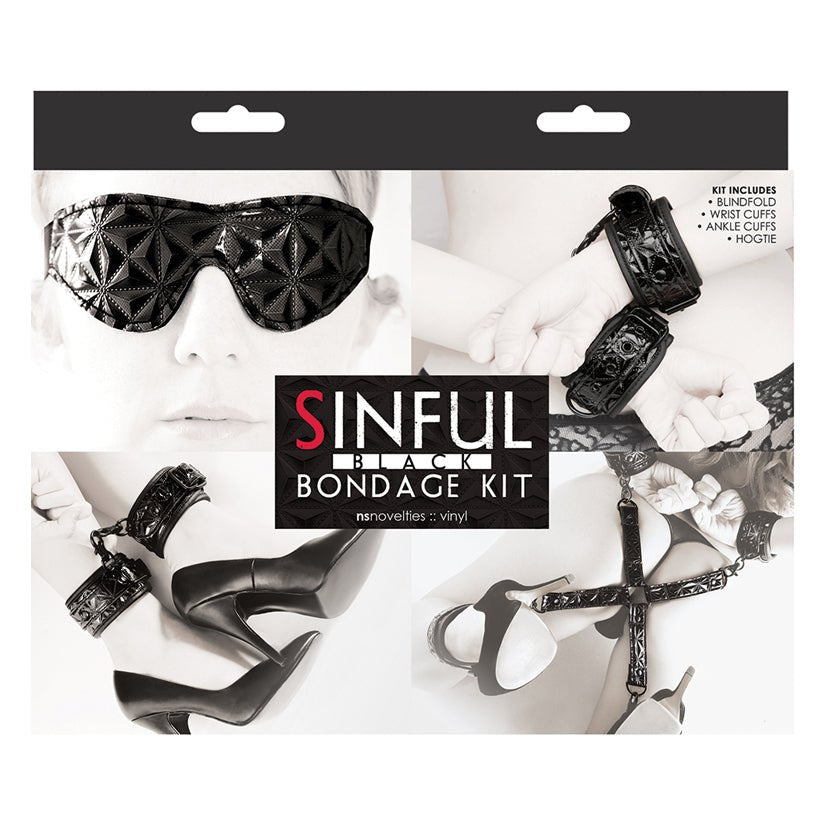 Sinful Bondage Kit-Black - Xweetdreamx Brown SootyAdultsBrown SootyXweetdreamx