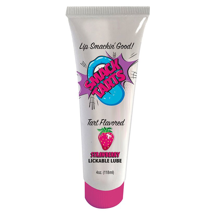 Smack Tarts Lickable Lube-Sour Strawberry 4oz - Xweetdreamx Brown SootyAdultsBrown SootyXweetdreamx