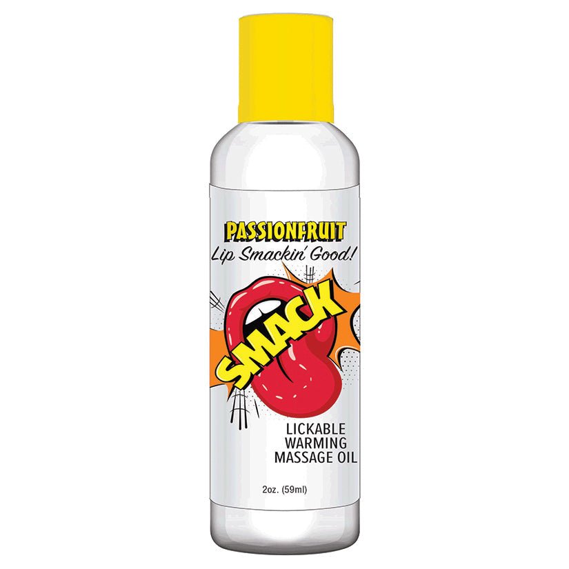 Smack Warming Massage Oil-Passion Fruit 2oz - Xweetdreamx Brown SootyAdultsBrown SootyXweetdreamx