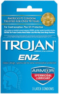 Trojan Enz Armor Spermicidal Lubricated Condoms - 3 Pack - Xweetdreamx Viridian LetoAccessoriesViridian LetoXweetdreamx