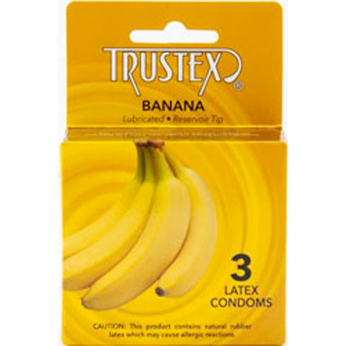 Trustex Flavored Lubricated Condoms - 3 Pack - Banana - Xweetdreamx Viridian LetoAccessoriesViridian LetoXweetdreamx