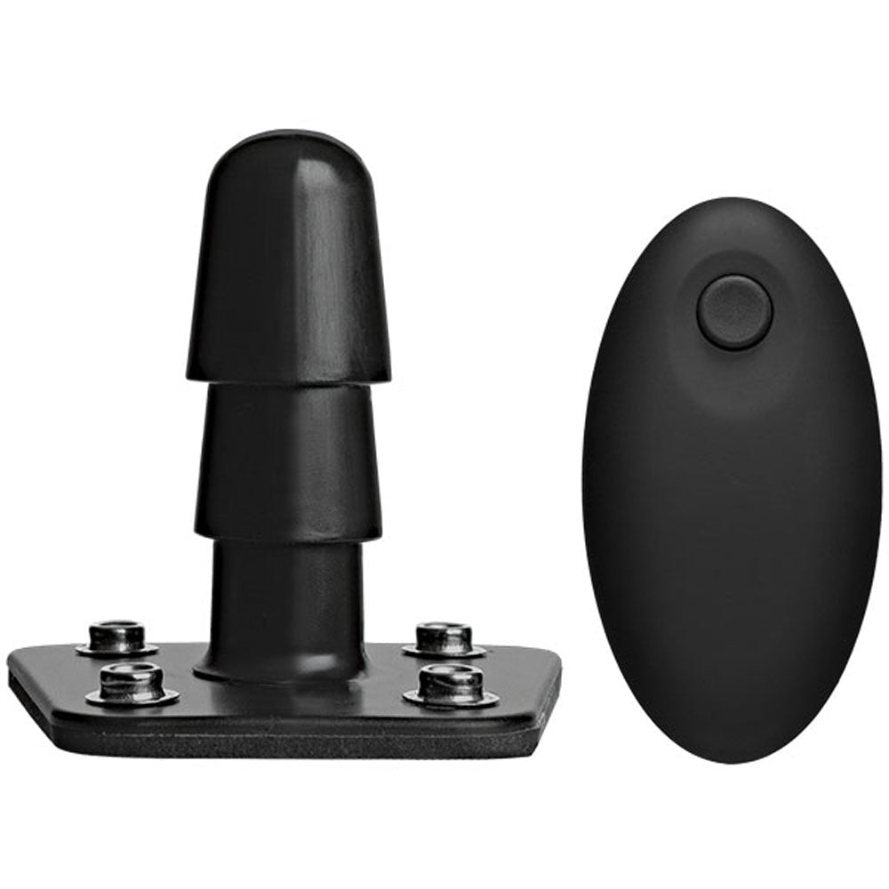 Vac-U-Lock - Vibrating Plug With Snaps & Wireless Remote - Black - Xweetdreamx Viridian LetoAccessoriesViridian LetoXweetdreamx