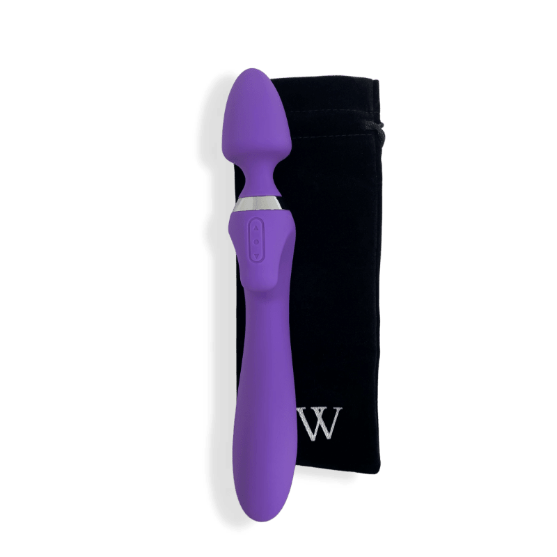 Vesta - Dual-Head Magic Wand Vibrator, Dildo - Xweetdreamx Puce PoplarAdultsPuce PoplarXweetdreamx