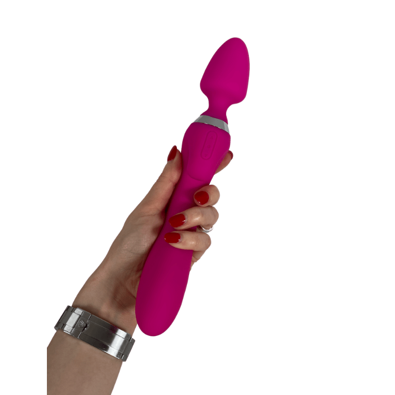 Vesta - Dual-Head Magic Wand Vibrator, Dildo - Xweetdreamx Puce PoplarAdultsPuce PoplarXweetdreamx