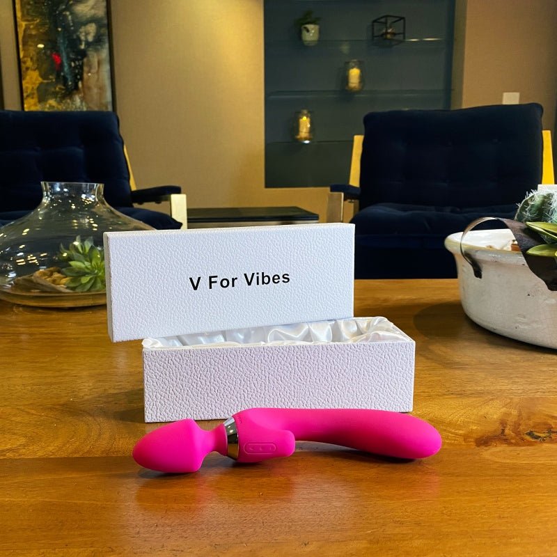 Vesta - Dual-Head Magic Wand Vibrator, Dildo - Xweetdreamx Puce PoplarAdultsPuce PoplarXweetdreamx