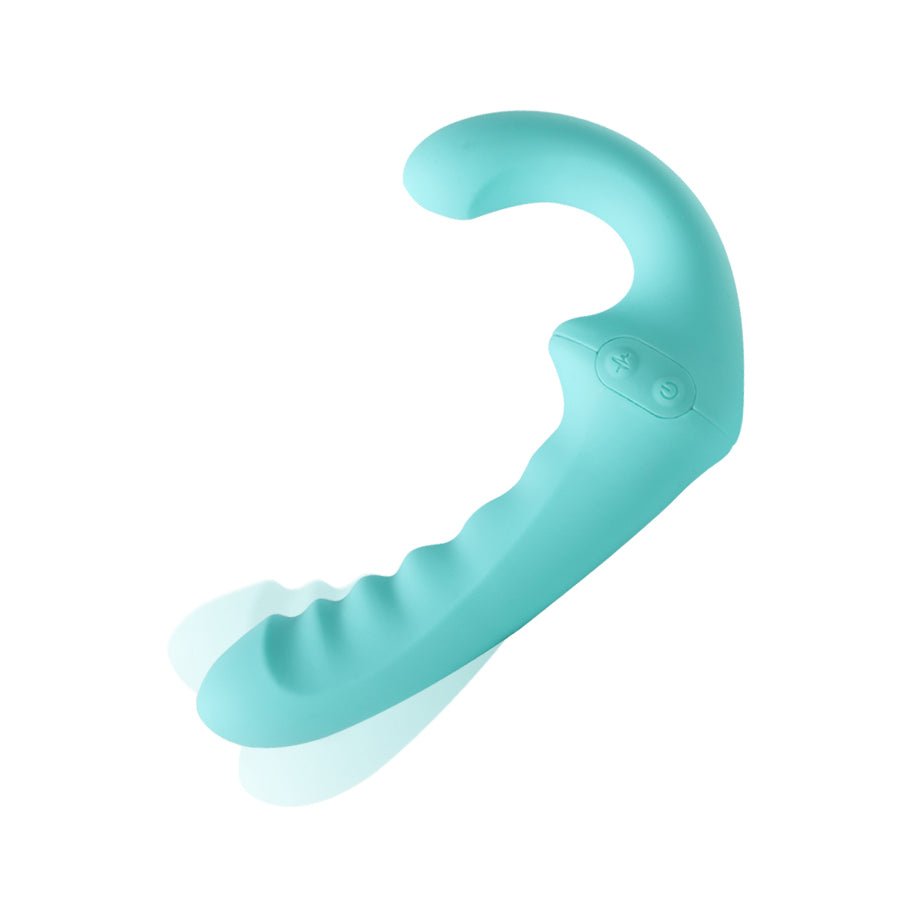 VibraTwin Strapless Strap-On Double-ended Dildo Vibrator - Xweetdreamx Lavender AionAdultsLavender AionXweetdreamx