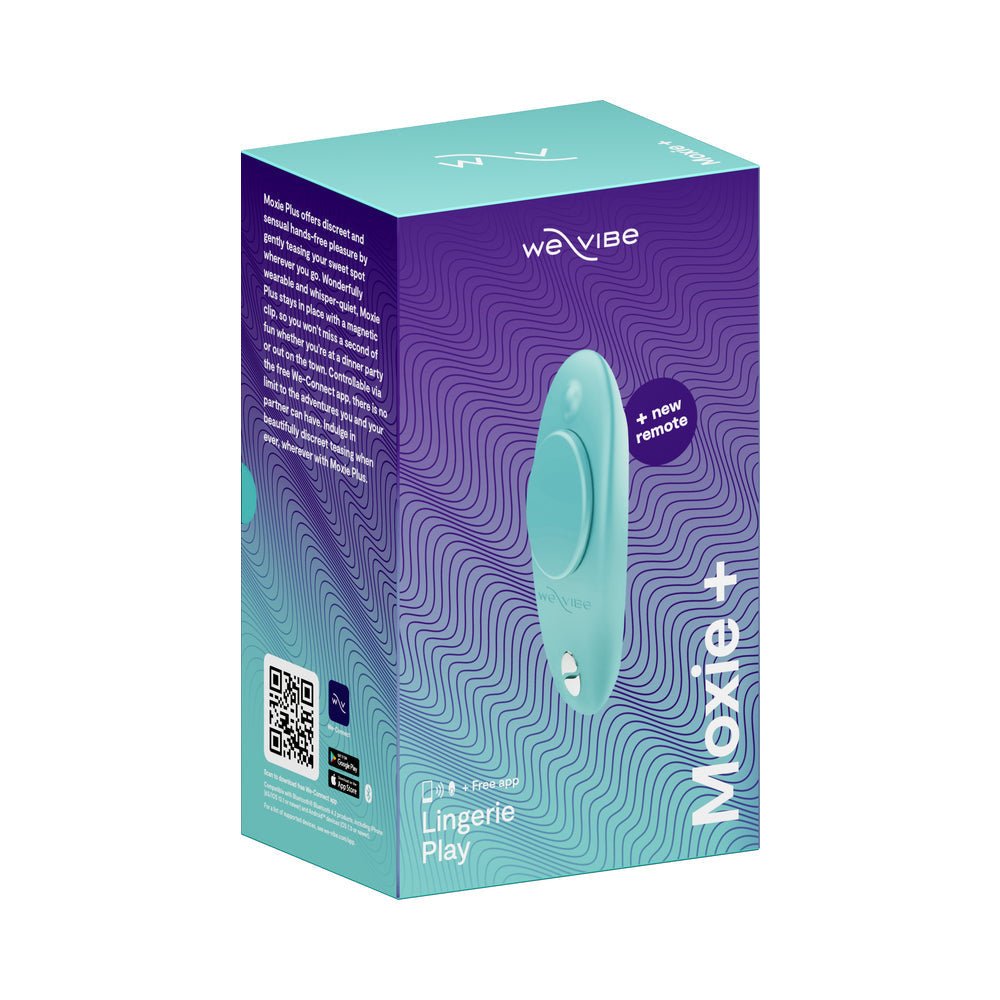 We-Vibe Moxie+ Wearable Clitoral Vibrator Teal - Xweetdreamx Brown SootyAdultsBrown SootyXweetdreamx