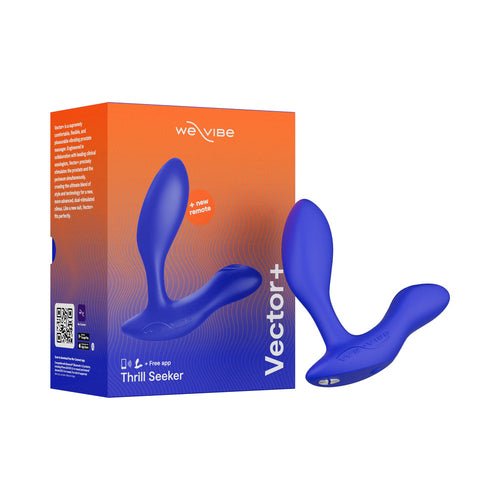 We-Vibe Vector+ Dual Stimulation Prostate Massager Royal Blue - Xweetdreamx Brown SootyAdultsBrown SootyXweetdreamx