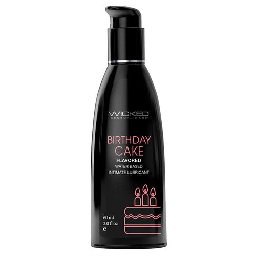 Wicked Aqua Flavored Lube-Birthday Cake 2oz - Xweetdreamx Brown SootyAdultsBrown SootyXweetdreamx