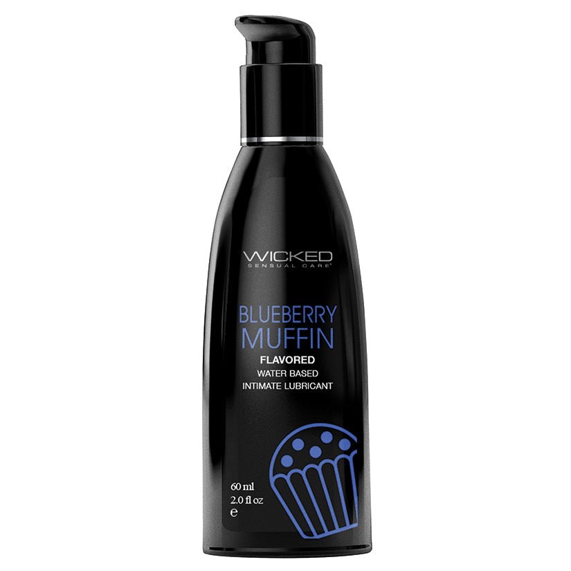 Wicked Aqua Flavored Lube-Blueberry Muffin 2oz - Xweetdreamx Brown SootyAdultsBrown SootyXweetdreamx