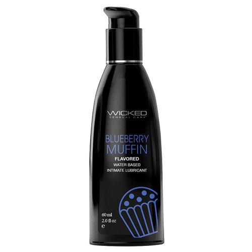 Wicked Aqua Flavored Lube-Blueberry Muffin 2oz - Xweetdreamx Brown SootyAdultsBrown SootyXweetdreamx