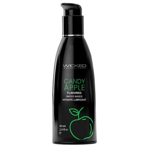 Wicked Aqua Flavored Lube-Candy Apple 2oz - Xweetdreamx Brown SootyAdultsBrown SootyXweetdreamx