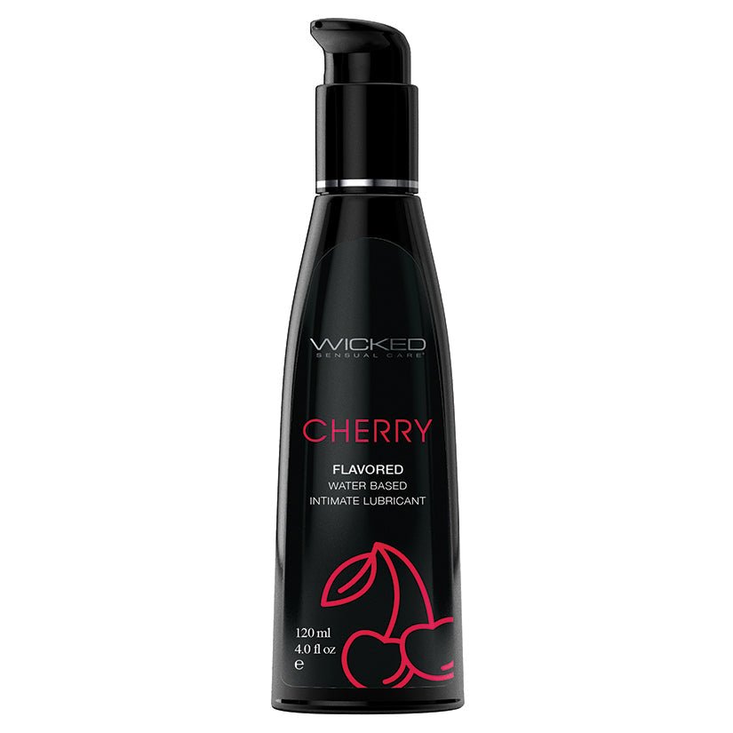 Wicked Aqua Flavored Lube-Cherry 4oz - Xweetdreamx Brown SootyAdultsBrown SootyXweetdreamx