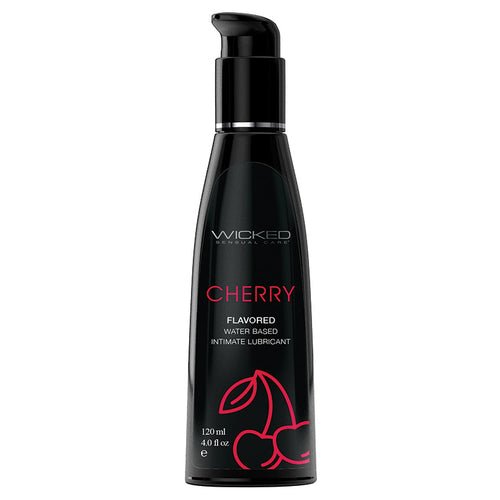 Wicked Aqua Flavored Lube-Cherry 4oz - Xweetdreamx Brown SootyAdultsBrown SootyXweetdreamx