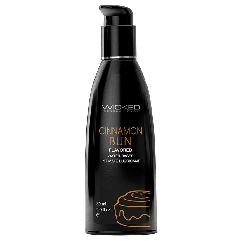 Wicked Aqua Flavored Lube-Cinnamon Bun 2oz - Xweetdreamx Brown SootyAdultsBrown SootyXweetdreamx
