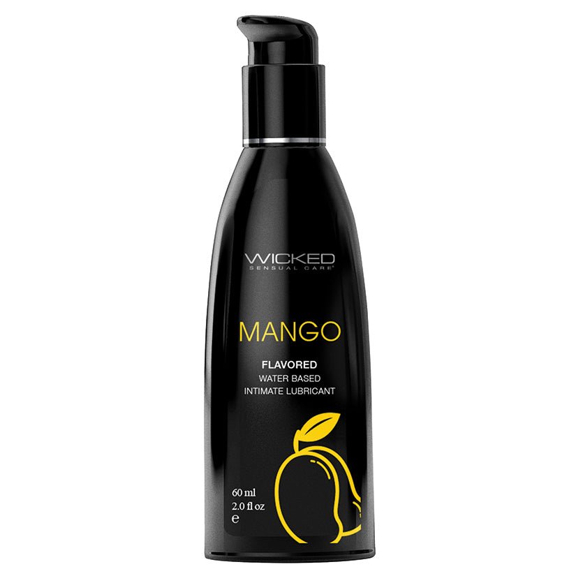 Wicked Aqua Flavored Lube-Mango 2oz - Xweetdreamx Brown SootyAdultsBrown SootyXweetdreamx