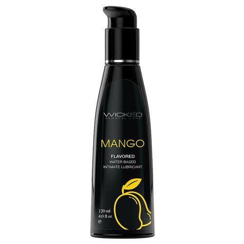 Wicked Aqua Flavored Lube-Mango 4oz - Xweetdreamx Brown SootyAdultsBrown SootyXweetdreamx