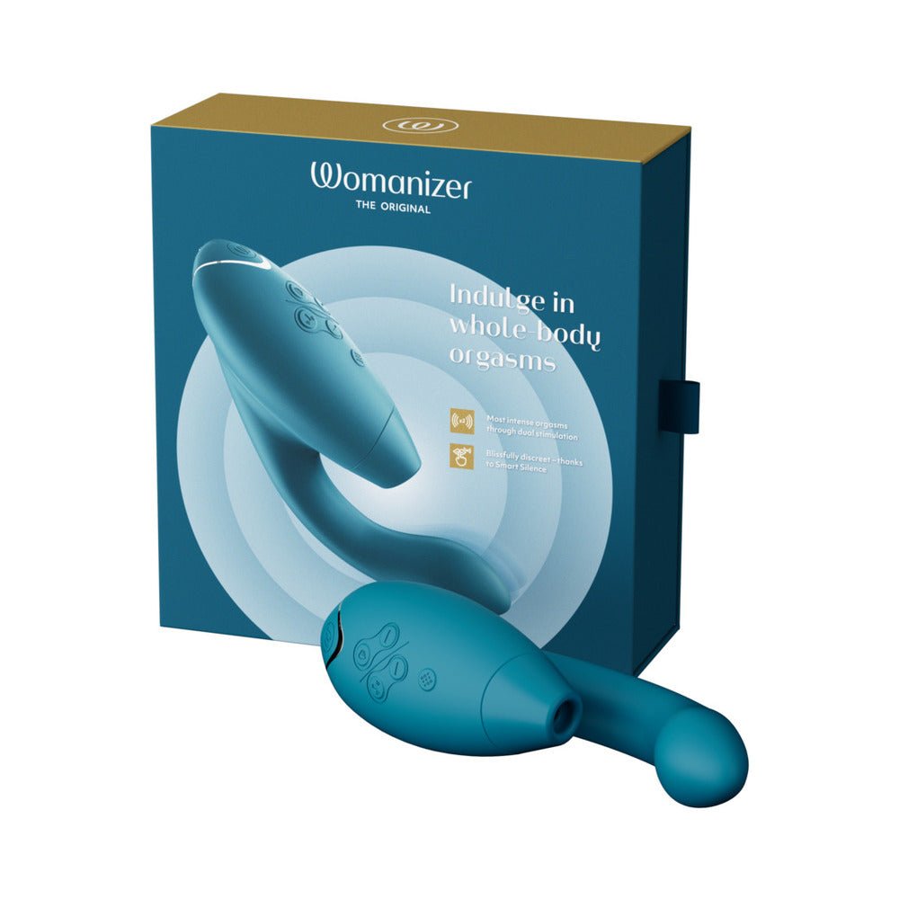 Womanizer Duo 2 Rechargeable Dual Stimulation Pleasure Air and G-Spot - Xweetdreamx Brown SootyAdultsBrown SootyXweetdreamx