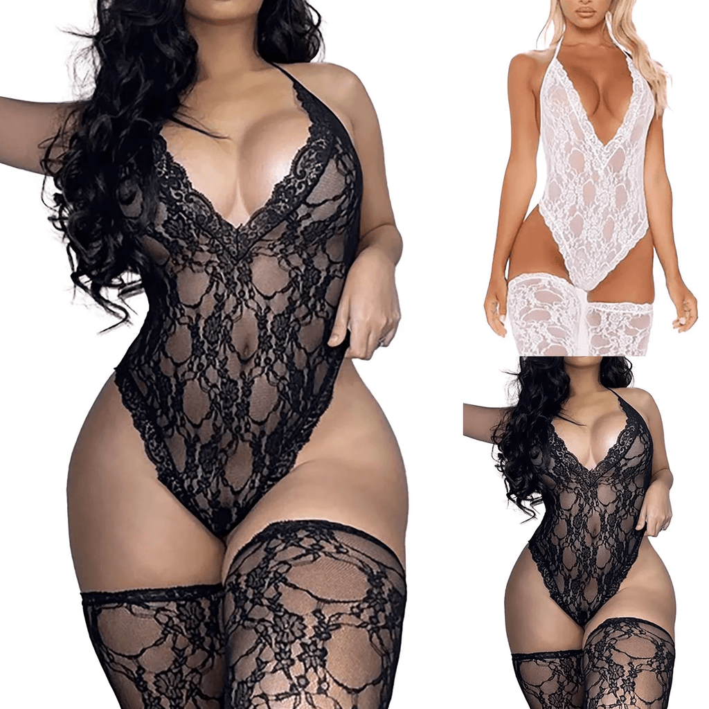 Women Lace Sexy Lingerie Nightwear Babydoll Sleepwear Bodysuit Dress - Xweetdreamx Puce GaiaTech AccessoriesPuce GaiaXweetdreamx