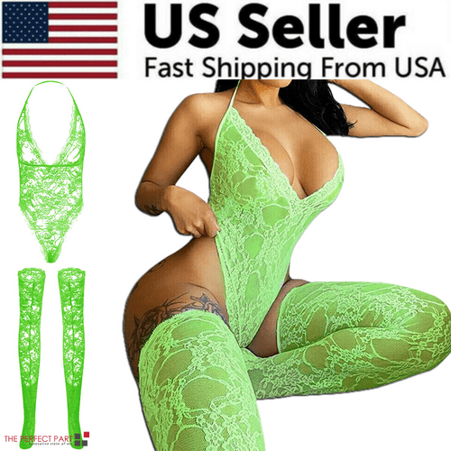 Women Lace Sexy Lingerie Nightwear Babydoll Sleepwear Bodysuit Dress - Xweetdreamx Puce GaiaTech AccessoriesPuce GaiaXweetdreamx