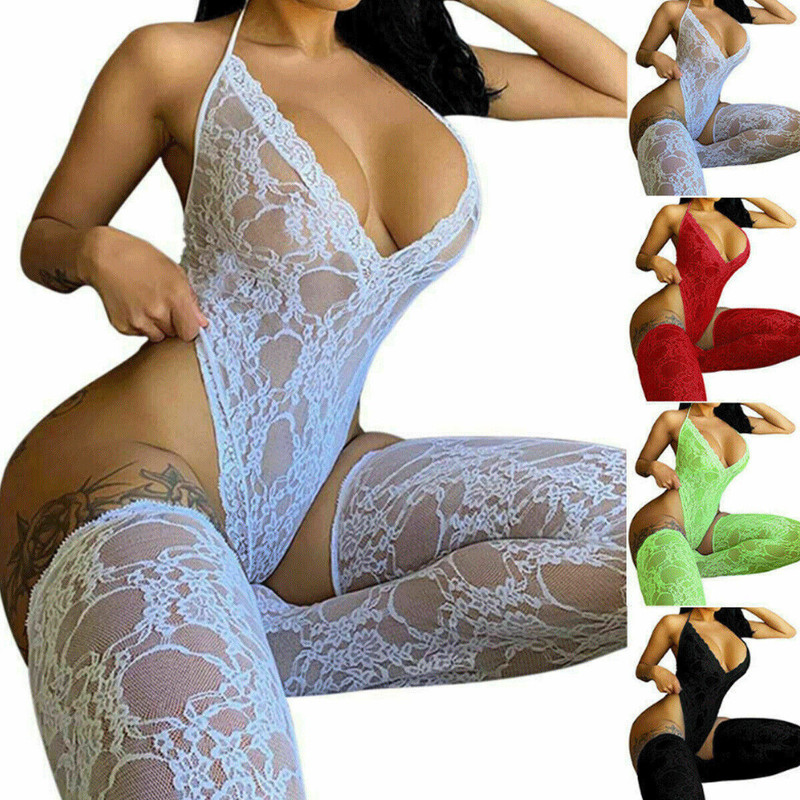 Women Lace Sexy Lingerie Nightwear Babydoll Sleepwear Bodysuit Dress - Xweetdreamx Puce GaiaTech AccessoriesPuce GaiaXweetdreamx