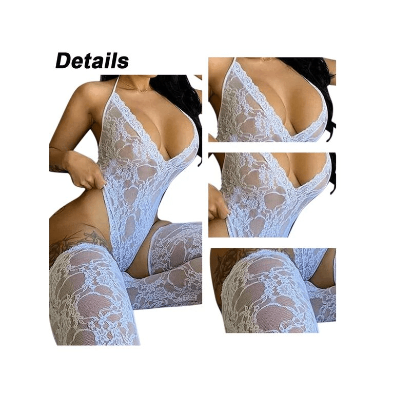 Women Lace Sexy Lingerie Nightwear Babydoll Sleepwear Bodysuit Dress - Xweetdreamx Puce GaiaTech AccessoriesPuce GaiaXweetdreamx