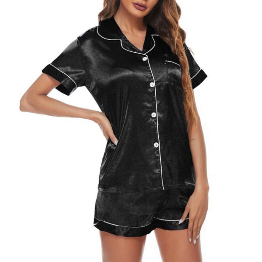 Women's Silk Satin Pajamas and Loungewear PJ Set - Xweetdreamx Peach CastorSleepwearPeach CastorXweetdreamx